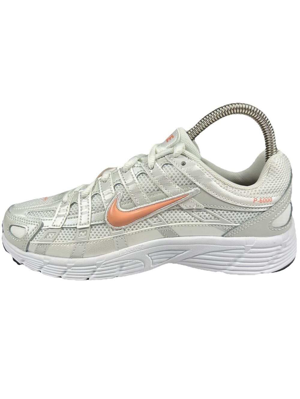 Nike P-6000 GS Shoes Youth Size 5Y Summit White Apricot Agate School Sneakers